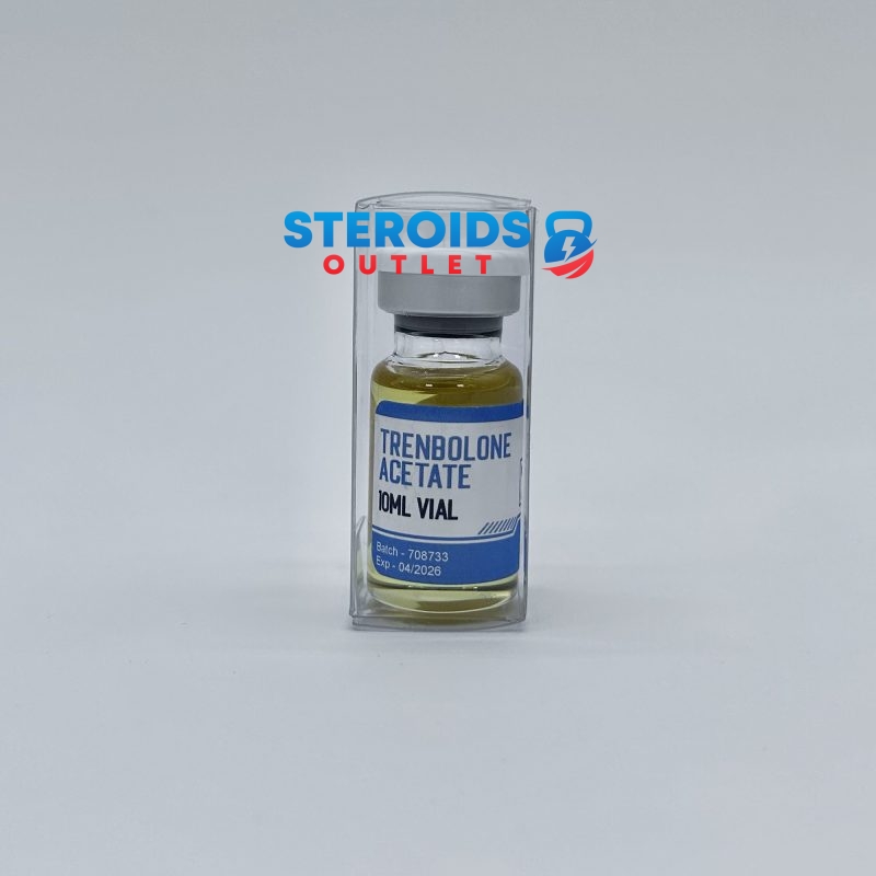 Trenbolone Acetate supplement bottle for muscle growth and performance.
